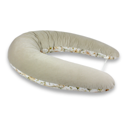 Těhotenský a kojicí polštář Maxi Harmony Velvet 205 cm — 100% bavlna OEKO-TEX® s 3D tiskem, Matýsek 2