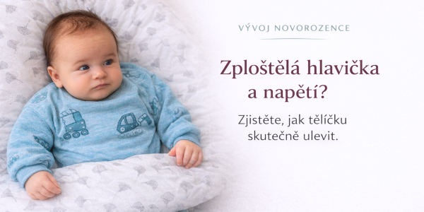 Zploštělá hlavička a napětí v tělíčku: Jak miminku skutečně pomoci k uvolnění? | Matýsek