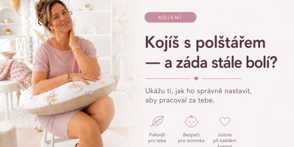 Jak kojit s kojicím polštářem: Průvodce polohou, výškou a klidnějším kojením 
