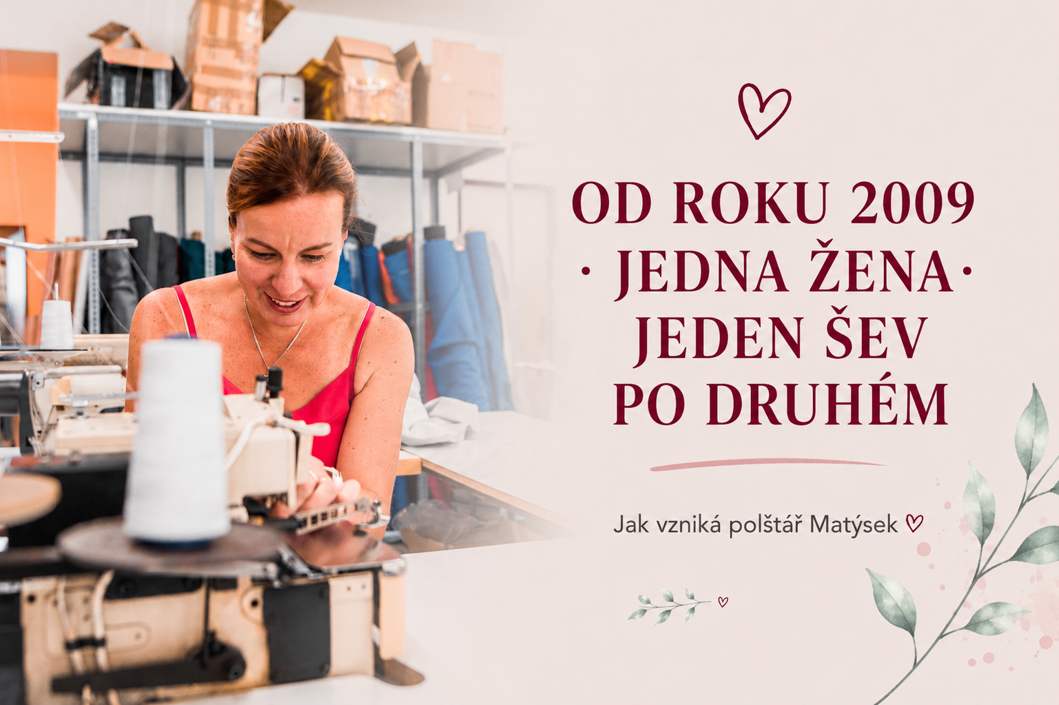 Matýsek a jeho šicí dílna, jak ušít potah na kojicí polštář.