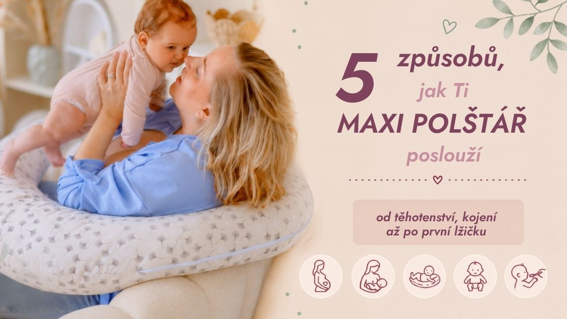 Jeden polštář od těhotenství po první lžičku: jak používat kojicí polštář v každé fázi